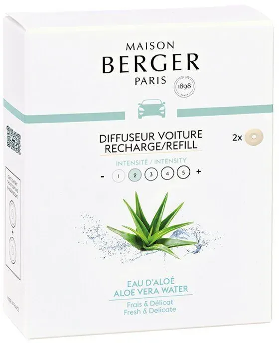 Frische der Aloe Vera Set 2 Stück Nachfüller Autoduft