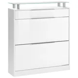 borchardt Möbel Oliva 89 x 0 x 0 cm 2 Doppeltrommeln, 1 Schubkasten weiß