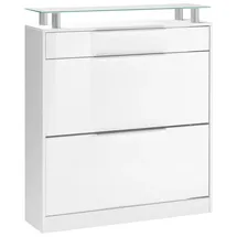 borchardt Möbel Oliva 89 x 0 x 0 cm 2 Doppeltrommeln, 1 Schubkasten weiß