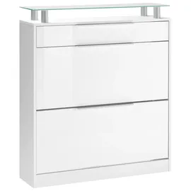 borchardt Möbel Oliva 89 x 0 x 0 cm 2 Doppeltrommeln, 1 Schubkasten weiß