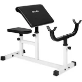 Tectake Curlbank Schwarz/Weiß