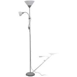 vidaXL Stehlampe Grau