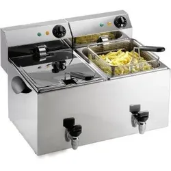 Saro Fritteuse Modell Profri 88 V, Inhalt: 2X 8 Liter