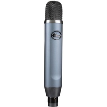 Blue Microphones Blue Ember XLR Kondensatormikrofon für Aufnahmen und Streaming, mit optimierter Kondensatorkapsel und Mikrofonstativ-Adapter - Grau