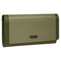 Bugatti Sina Damen Geldbörse mit Klappe Portemonnaie grün