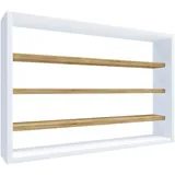 VCM Hängeschrank Holz Wandregal 0 x 0 x 0 cm Weiß