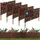 KOTARBAU Zaun-Set 60 x 30 cm Mehrfarbig