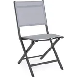 BIZZOTTO Gartenstuhl ELIN 47 x 57 x 88 cm grau klappbar