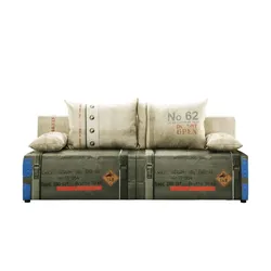 Schlafsofa  Denny Premium , grau , Maße (cm): B: 91 H: 88 T: 193