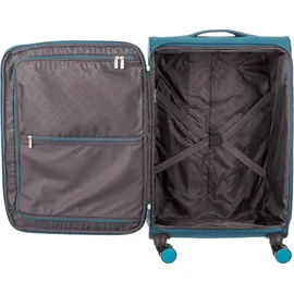 Franky T27-B 4-Rollen Cabin 55 cm / 50 l petrol/turquise