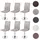 MCW Esszimmerstuhl MCW-C41 Stoff vintage kieselgrau 6er Set