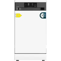 Cecotec Freistehender Geschirrspüler 45 cm Bolero Aguazero 4350. 9 Maßgedecke, 4 Programme, Energieeffizienzklasse D, Inverter Plus Duo Motor, Selbstreinigung, Startzeitvorwahl, Besteckkorb, Weiß