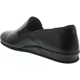 ROHDE Viborg Herren Hausschuhe Leder Lammfell, Größe:40 EU, Farbe:Schwarz - 40