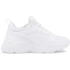 Puma Cassia Plateau Sneaker Damen white/white/team gold 42