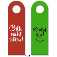 Trendaffe - 3X Bitte Nicht stören - Komm rein
