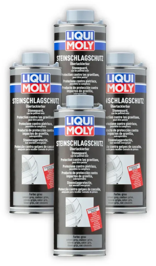 4x 1L LIQUI MOLY 6106 Steinschlagschutz Beschichtungsmasse Korrosion Schutz