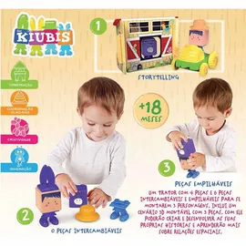 Educa Borras Der Bauernhof Mühle (5 Zeichen) Die Kiubis - Multicolor - One Size