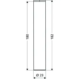 Schell Eckventil Designblende Baulänge 180 mm 3/8'