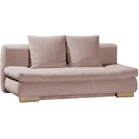 Schlafsofa Anton Cord Rosa