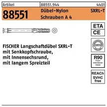 Fischer Langschaftdübel SXRL mit Senkkopfschraube 10x230 T A4