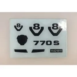 Metall-Transfer Sticker Scania 770 S