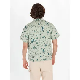 Marmot Muir Camp Novelty Kurzarmhemd Frosty Green M