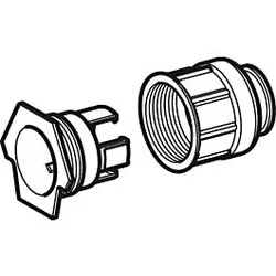 Geberit Schutzrohradapter PEX, zu Duofix 242490001 Element für Urinal