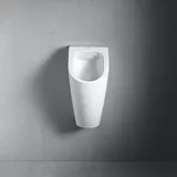 Duravit ME by Starck Urinal rimless Zulauf hinten ohne Fliege, HygieneGlaze