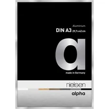 Nielsen Bilderrahmen Alpha Aluminium Silber 29,7 x 42 cm 1 St.
