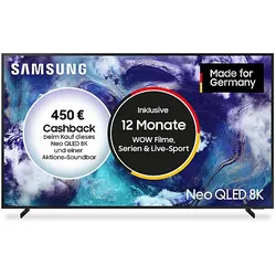 SAMSUNG GQ75QN900F Mini LED / Neo QLED 8K TV (75 Zoll 189 cm, 8K, SMART TV, TizenTM Smart TV)