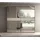 aea Stilvoller Glasschrank Garderobenschrank 62 cm x 252 cm x 268 cm beige