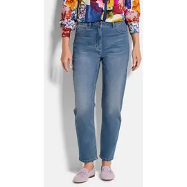GOLDNER Baumwoll-Stretch Mom Jeans SARA in hellblau, | Gr.: 44