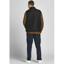 Jack & Jones PlusSize Weste Schwarz 6XL