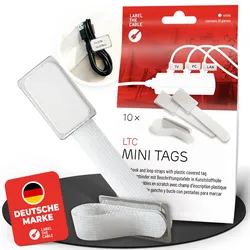 LTC MINI TAGS Weiß - 10 St.