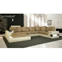 JVmoebel Ecksofa, Wohnlandschaft Sofa Couch Polster Vintage Sofas Ecke Ecksofa U-Form beige