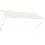 vidaXL Einziehbare Markise 300 x 150 cm creme