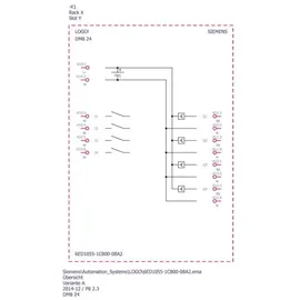 Siemens LOGO! DM8 24 0BA2 SPS-Erweiterungsmodul 24 V/DC