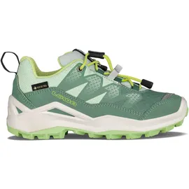 Lowa Maddox Pro GTX Lo Kinder Rauchgrün/Mintgrün 29
