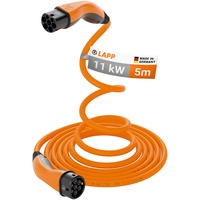 Lapp Mobility Helix Ladekabel Typ 2 11kW 5m, orange (5555935013)