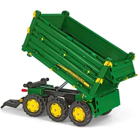Rolly Toys rollyMultitrailer John Deere Dreiachskipper Traktoranhänger grün (125043)
