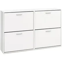 Wohnling WL5.829 120 x 81 x 24 cm weiß / weiß 4 Fächer