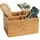 Wenko Aufbewahrungsbox Terra 22 x 14 x 12 cm 4-tlg. braun