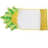Wasserhängematte, Schwimmender Liegestuhl, Ananas-muster, Faltbar, Aufblasbar, Multifunktional, Für Strand Und Pool