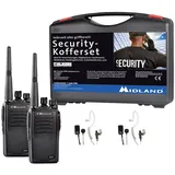 Midland G15 Pro NC PMR 2er Security-Koffer inkl. MA 31-M C1127.S2 PMR-Funkgerät 2er Set