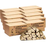 Neandertaler Feuer 300 kg Brennholz Feuerholz - Grillholz 25 cm Holz für Feuerschale Grill Pizzaofen Smoker Lagerfeuer | Räucherholz Hartholz Woodfire Dekoholz Kaminholz Laubholz