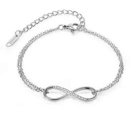 COLLEZIONE ALESSANDRO Eternity Armband silber Metall onesize