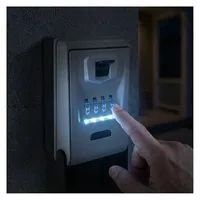 ideoon Schlüsseltresor mit Zahlencode 0 cm Grau