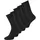 JACK & JONES JACK&JONES Herren Socken Bambus 5er Pack - JACBASIC, One Size Schwarz 40-46