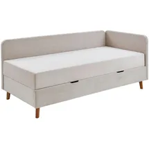 Möbel Kraft Polsterbett 90 x 200 cm Beige