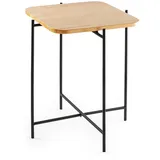 CaliCosy QUADRATISCHER beistelltisch mit metallfüssen 46/46/56 cm